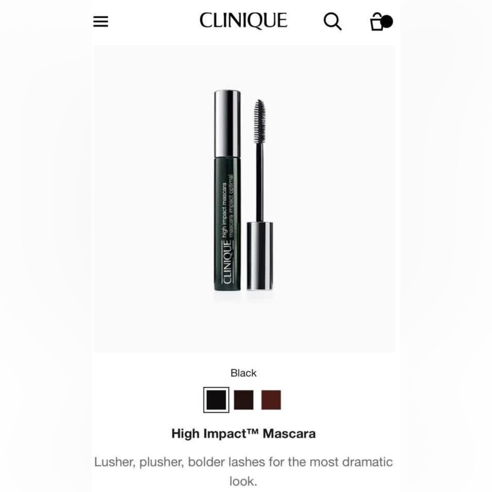 Clinique High Impact Mascara - Black FULL SIZE